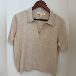 Michael Kors Men's Tan Polo Shirt